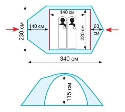 Намет Tramp Colibri Plus v2
