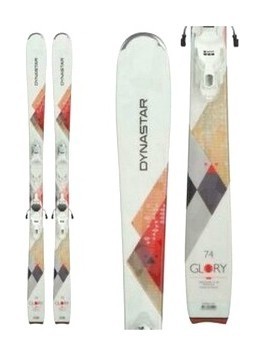 Лижі гірські (комплект) Dynastar GLORY 74+XPRESS W 10 156см White/multicolor (DAEV401+FCED048)