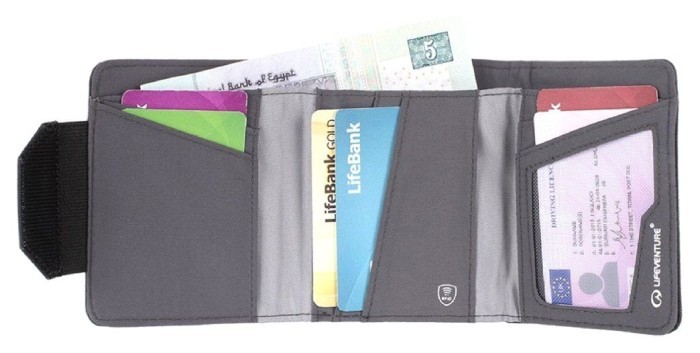 Lifeventure гаманець Recycled RFID Wallet olive