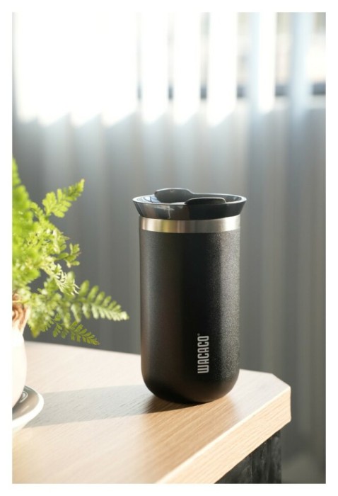 Термокухоль Wacaco Octaroma Lungo 300 мл, чорний