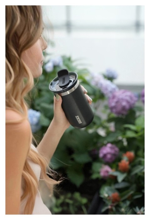 Термокухоль Wacaco Octaroma Lungo 300 мл, чорний