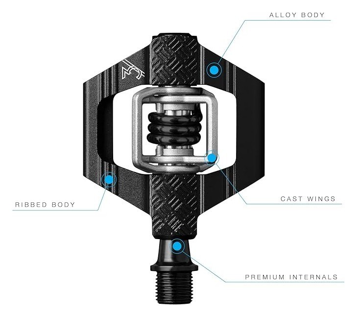 Педалі для велосипеда Crankbrothers CANDY 3 Black (16175)