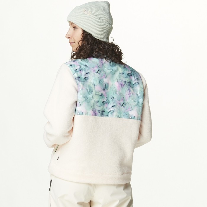 Picture Organic куртка флисовая Zelkova Printed W blurry water print M