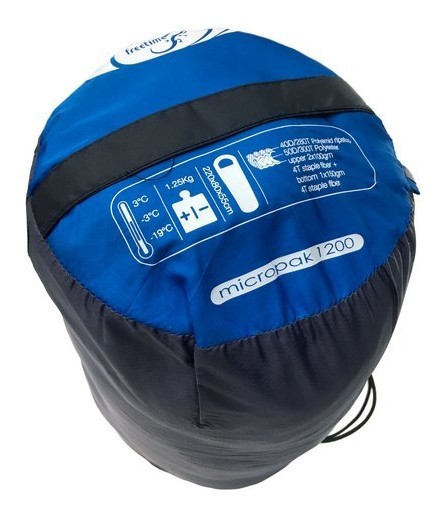 Мішок спальний Freetime MICROPAK 1200 215 cm Ebony imperial blue (R-3660323203938)