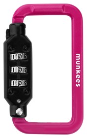 Munkees 35941 карабін Combi Lock Carabiner Square magenta