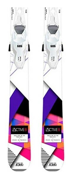 Лижі гірські (комплект) Dynastar ACTIVE 8 ECO+XPRESS W 10 148см White/multocolor (DAEVL01+FCED048)