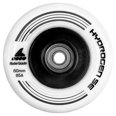 Rollerblade колеса з підшипниками 80 mm/ILQ9 Hydro SE white