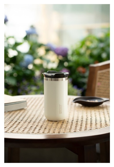 Термокухоль Wacaco Octaroma Lungo 300 мл, білий