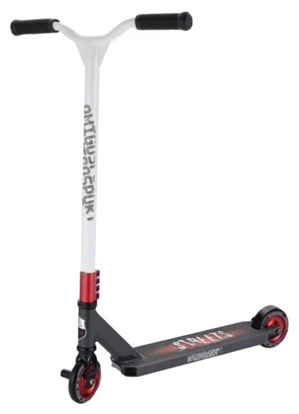 Трюковий самокат Explore Street Pro 2020, Біло-чорний