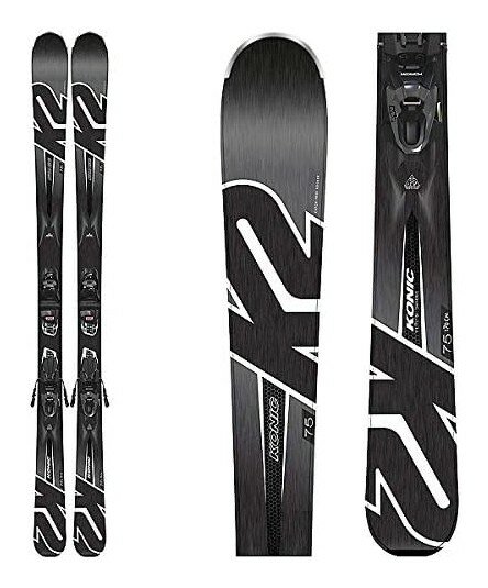 Лижі гірські комплект K2 KONIC 75+M2 10 QUIKCLIK 156см Black/grey (10C0009.272.1+10B1013.172.1)