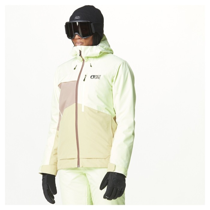 Picture Organic куртка лижна Seen W 2025 lime cream-hemp-roebuck XS