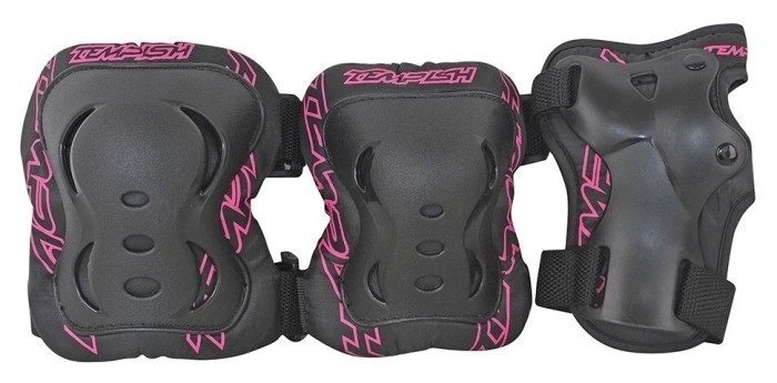 Захист (роликові ковзани) Tempish FID 3 пари. рожевий/S