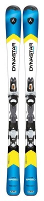 Лижі гірські для підлітків (комплект) Dynastar TEAM SPEED KID+XPRESS KID 100см Blue/white/yellow (DACJY02+FC1K057) O