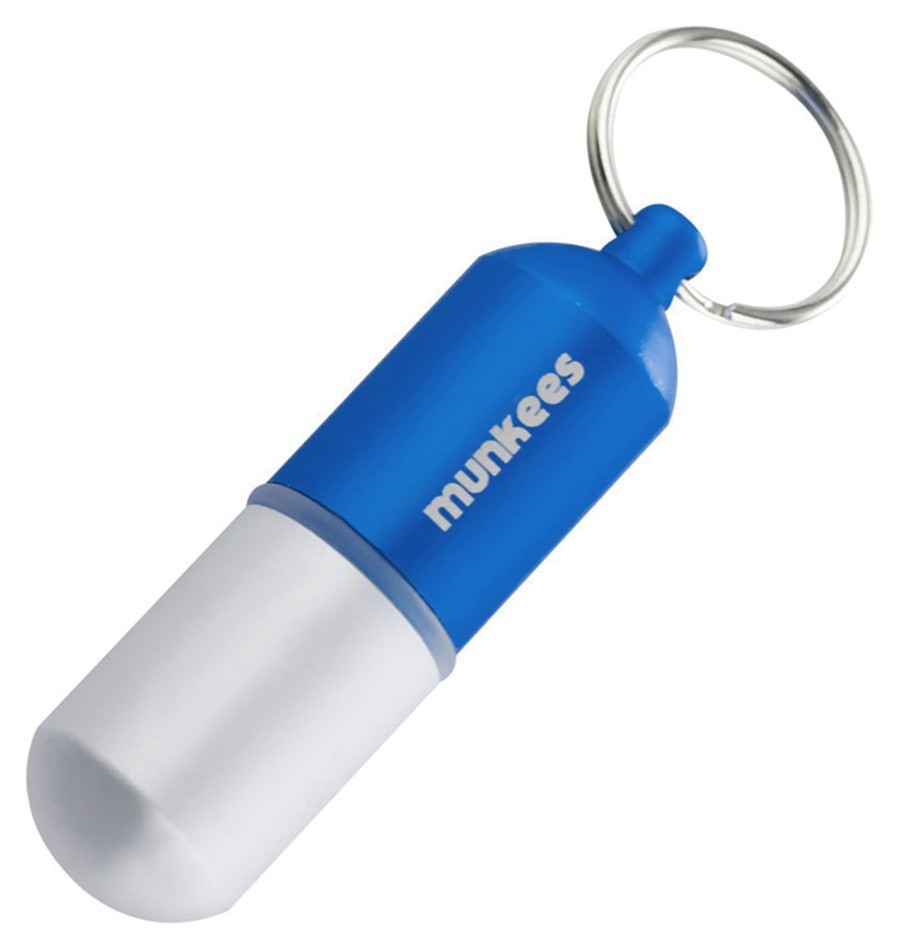 Munkees 3627 брелок Waterproof Capsule Large dark blue