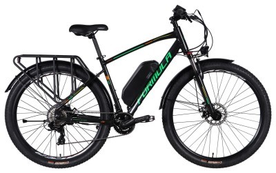 Велосипед з електроприводом 29" AL Formula eCURSOR MAN DD CS рама-19" 48B 13А*г 500Вт чорно-зелений 2026