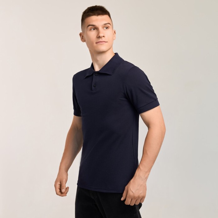 Наві чоловіче класичне поло на ґудзиках Pobedov. Футболка поло Pobedov Royal