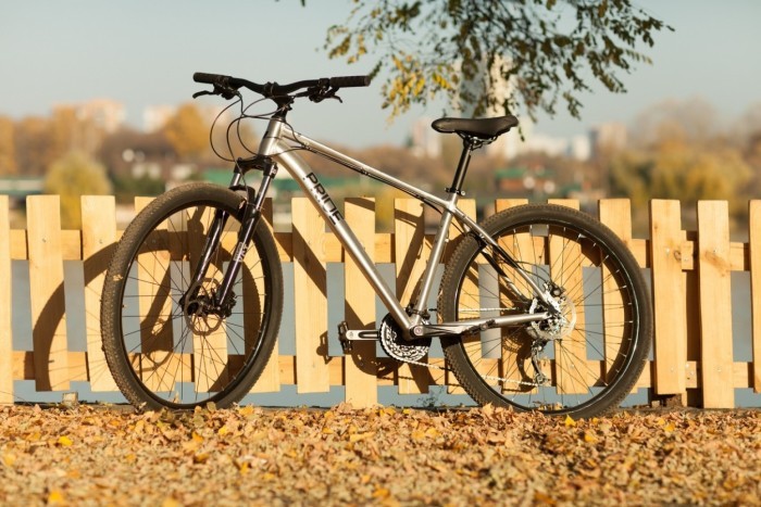 Велосипед 27,5" Pride MARVEL 7.3 сірий (гальма SRAM, задній перемикач і манетка - MICROSHIFT)