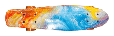 Пенніборд Bavar Fish з led колесами, фарби