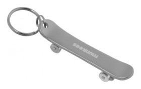 Munkees 3425 брелок-відкривачка Skateboard S grey