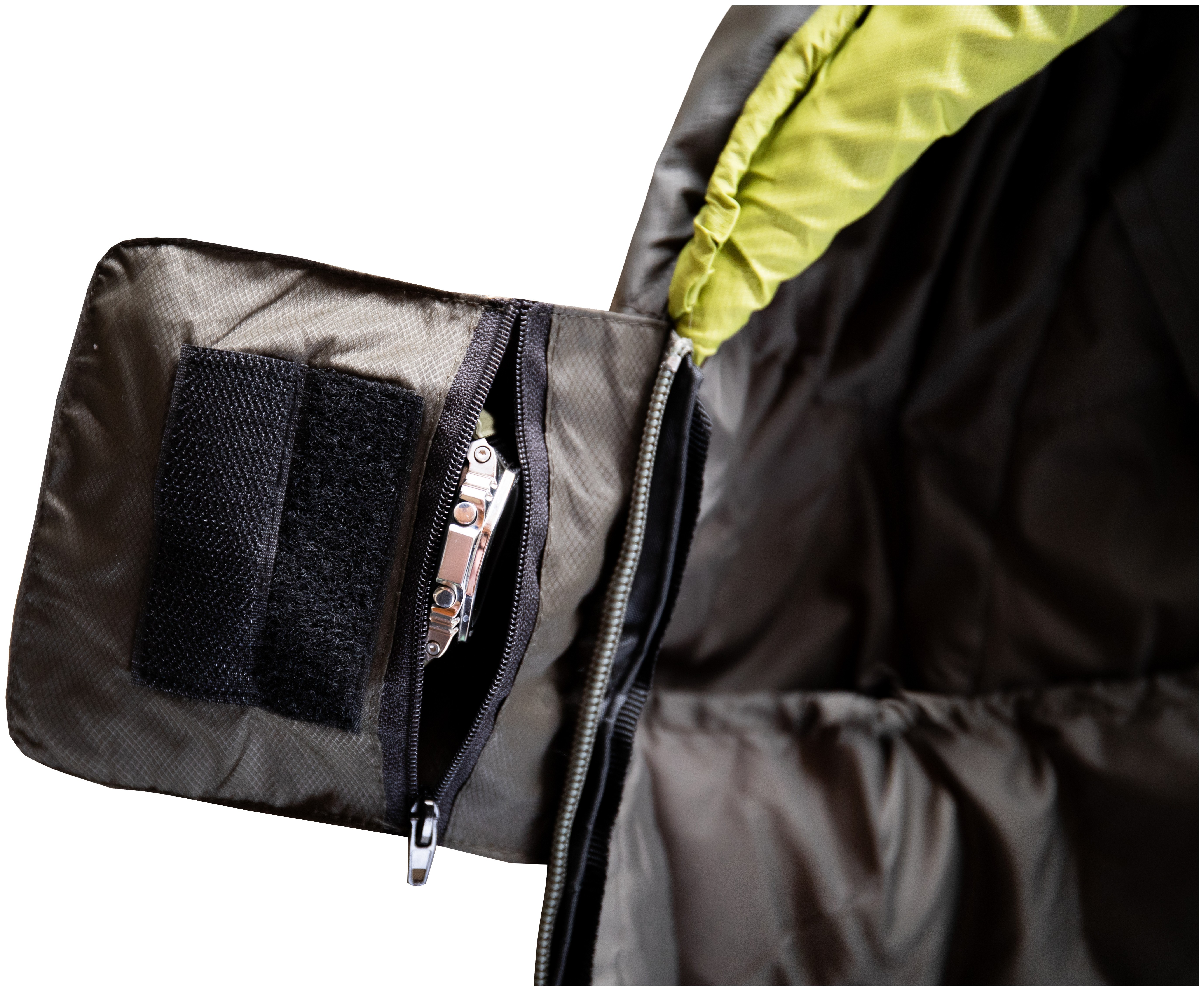 Спальний мішок Tramp Fjord Regular кокон лівий green/grey 200/80-50 UTRS-094R