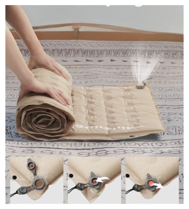 Самонадувний килимок Naturehike CNK2550WS025, 60мм, зелений