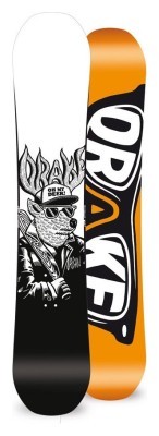 Сноуборд Drake URBAN 155 Black/orange/white (76241005)
