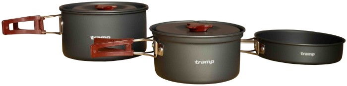 Набір посуду Tramp з анодованого алюмінію на 2-3 персоні 1,1/1,7л UTRC-143 (024)