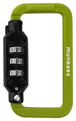 Munkees 35942 карабін Combi Lock Carabiner Square green