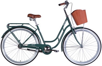 Велосипед ST 28&quot; Dorozhnik RETRO Velosteel рама-19&quot; зелено-сірий 2025