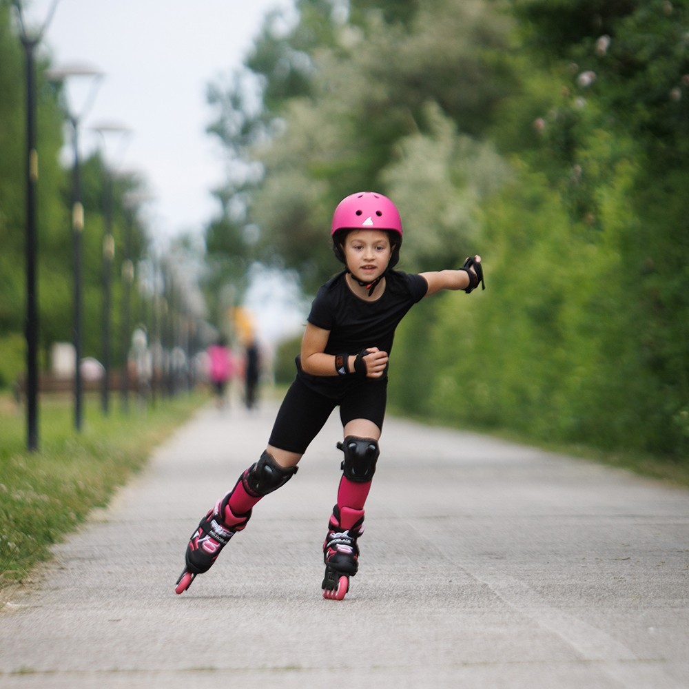 Rollerblade ролики Microblade Combo black-pink 28-32