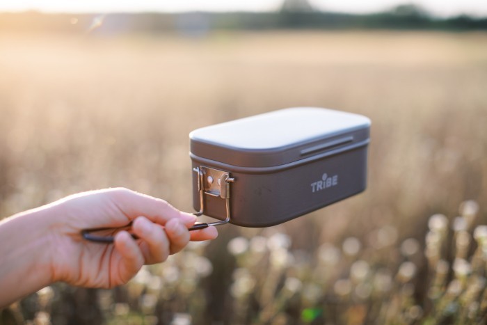 Контейнер для їжі Tribe Lunch Box Alu T-FG-0016-grey