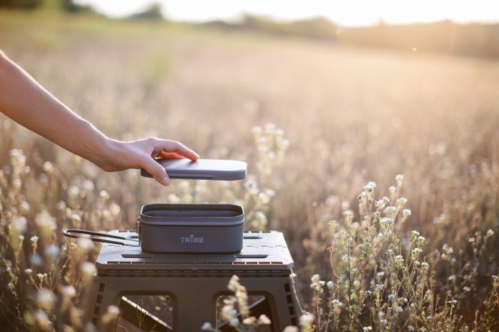 Контейнер для їжі Tribe Lunch Box Alu T-FG-0016-grey