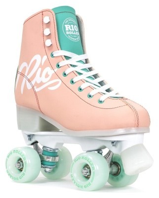 Ролики Rio Roller Script peach-green