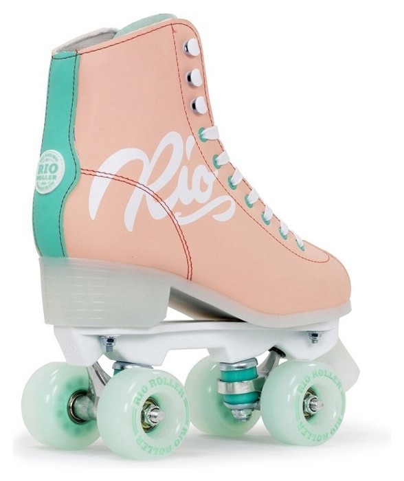 Ролики Rio Roller Script peach-green