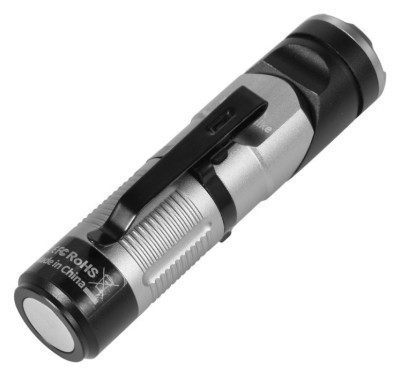 Ліхтар з кліпсою Naturehike CNK2450ZM013, чорно-сірий