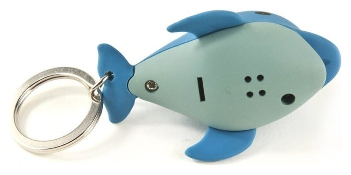 Munkees 1102 брелок-фонарик Dolphin LED blue