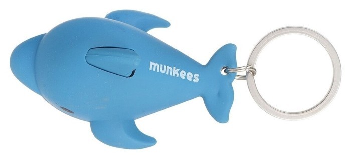 Munkees 1102 брелок-фонарик Dolphin LED blue