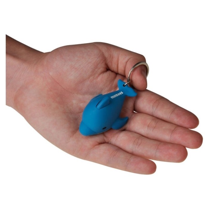 Munkees 1102 брелок-фонарик Dolphin LED blue