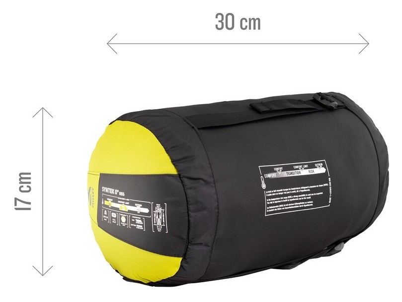 Мішок спальний Millet SYNTEC 0 REG R 210 см Dark orion/wild lime (MIC1117)
