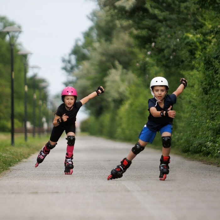 Rollerblade ролики Microblade Combo black-red 33-36.5