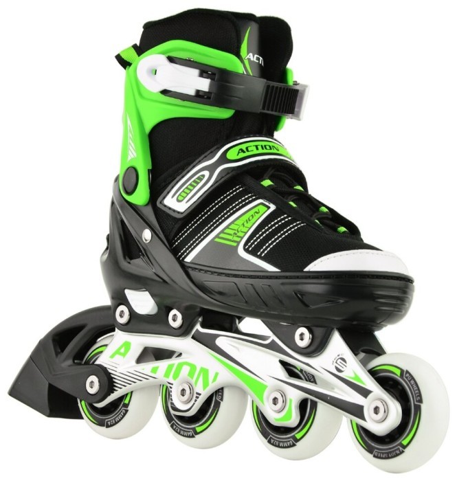 Роликові ковзани Action 2 в 1 Ronny/Green