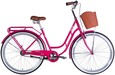 Велосипед ST 28&quot; Dorozhnik RETRO Velosteel рама-19&quot; рожевий 2025