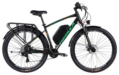 Велосипед з електроприводом 29" AL Formula eCURSOR MAN DD CS рама-19" 48B 17.5А*г 500Вт чорно-зелений 2026