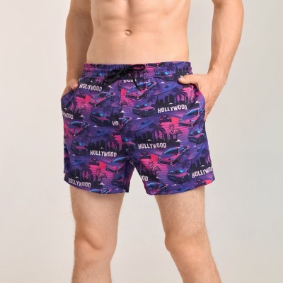 Принтовані чоловічі шорти для плавання Pobedov Pool day Hollywood