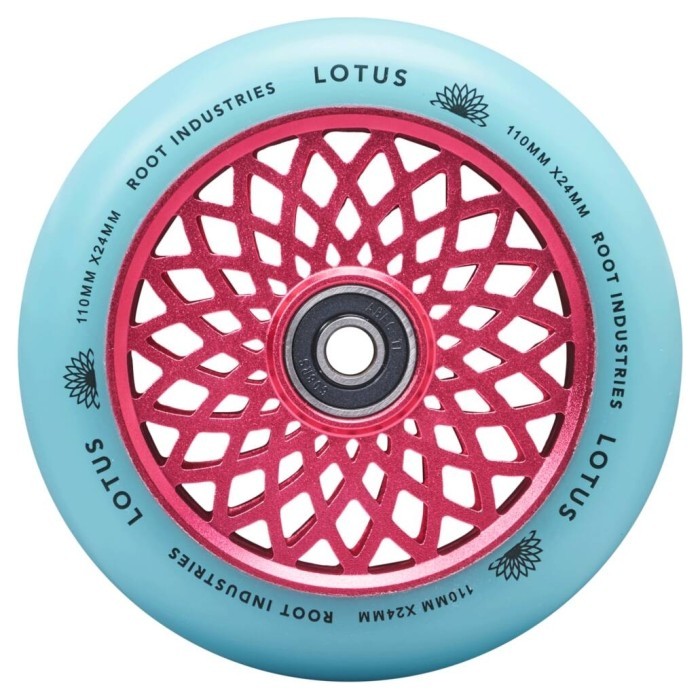 Колеса для трюкового самоката Root Lotus Pro 110mm (пара) - Pink/Isotope