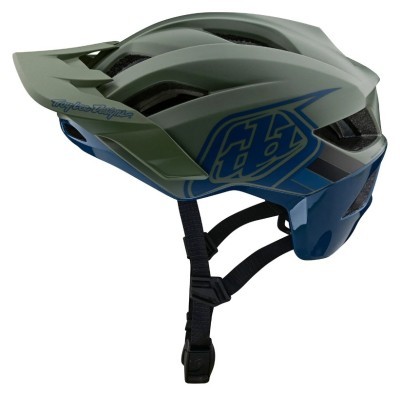 Вело шолом TLD Flowline SE HELMET BADGE [OLIVE/INDIGO] XS/S