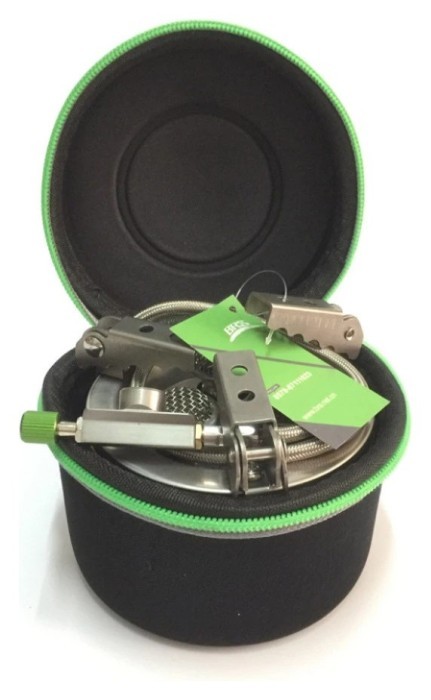 Набір Газовий пальник BRS-73 + Газовий балон різьбовий Adimanti, 230гр