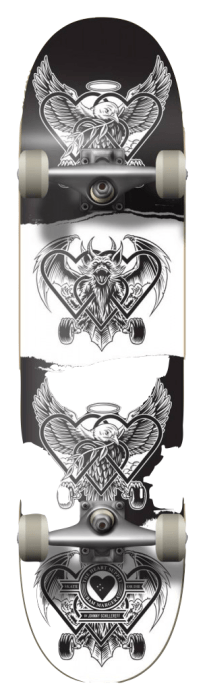 Heart Supply скейтборд Bam Pro Complete (8"-Dark Light)