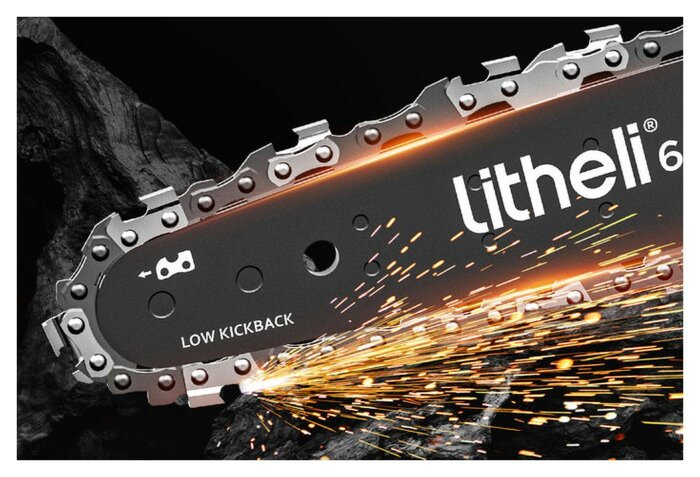 Акумуляторна міні-пила безщіткова, живлення від павербанку (УМБ Litheli Power Bank 10000 mAh, 45 W, 2А в комплекті)