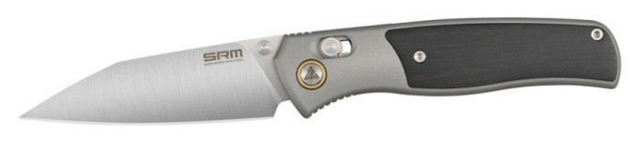 Ніж складаний SRM Medal 259L-AK, чорно-сірий